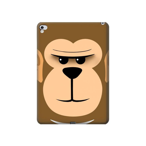 S2721 Cute Grumpy Monkey Cartoon Case Cover Custodia per iPad Pro 12.9 (2015,2017) S2721 Cute Grumpy Monkey Cartoon Case Cover Custodia per iPad Pro 12.9 (2015,2017)