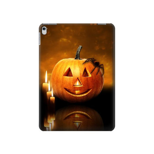 S1083 Pumpkin Spider Candles Halloween Case Cover Custodia per iPad Air 2, iPad 9.7 (2017,2018), iPad 6, iPad 5