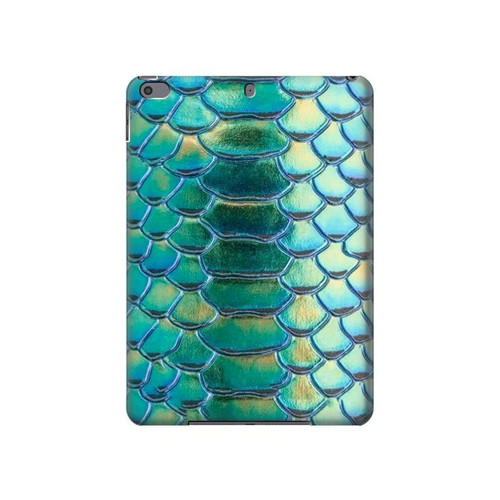 S3414 Green Snake Scale Graphic Print Case Cover Custodia per iPad Pro 10.5, iPad Air (2019, 3rd)