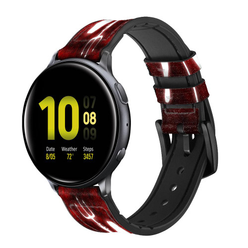 CA0329 Sexy Devil Girl Cinturino in pelle e silicone Smartwatch per Samsung Galaxy Watch, Gear, Active