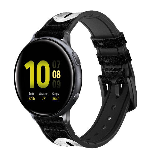 CA0354 Jesus Statue Christ Rio de Janeiro Cinturino in pelle e silicone Smartwatch per Samsung Galaxy Watch, Gear, Active