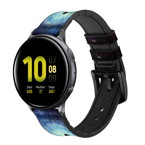 CA0361 Yoga Nature Universe Cinturino in pelle e silicone Smartwatch per Samsung Galaxy Watch, Gear, Active