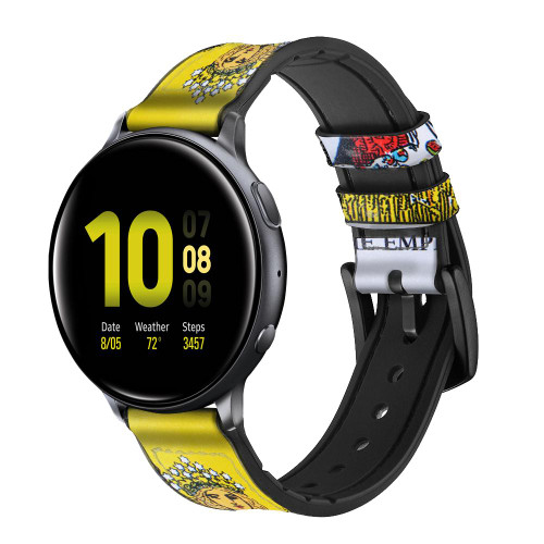 CA0451 Tarot Card The Empress Cinturino in pelle e silicone Smartwatch per Samsung Galaxy Watch, Gear, Active