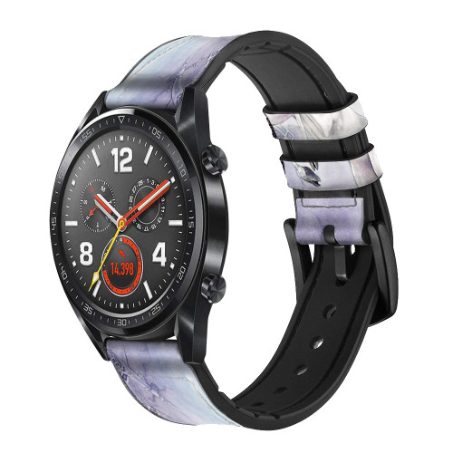 CA0155 White Horse Unicorn Cinturino in pelle e silicone Smartwatch per Wristwatch Smartwatch