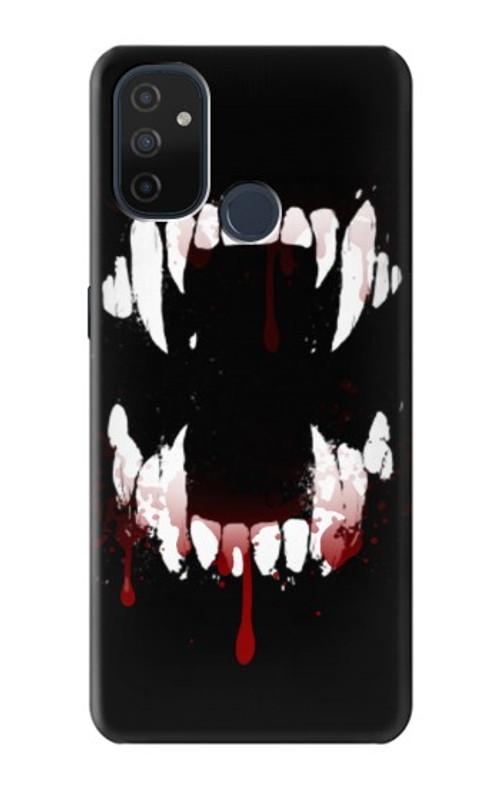 S3527 Vampire Teeth Bloodstain Case Cover Custodia per OnePlus Nord N100