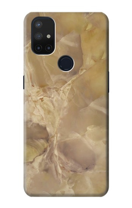 S3240 Yellow Marble Stone Case Cover Custodia per OnePlus Nord N10 5G