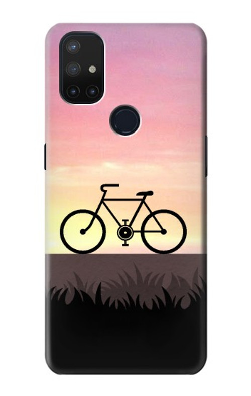 S3252 Bicycle Sunset Case Cover Custodia per OnePlus Nord N10 5G
