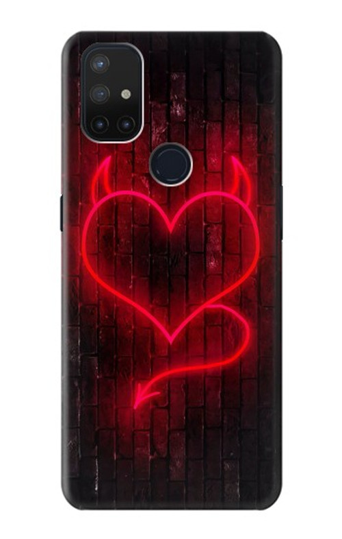 S3682 Devil Heart Case Cover Custodia per OnePlus Nord N10 5G