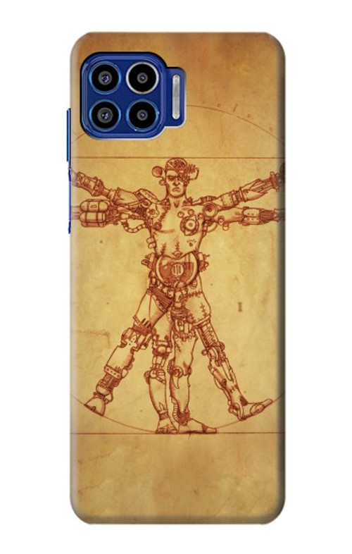 S1682 Steampunk Frankenstein Case Cover Custodia per Motorola One 5G