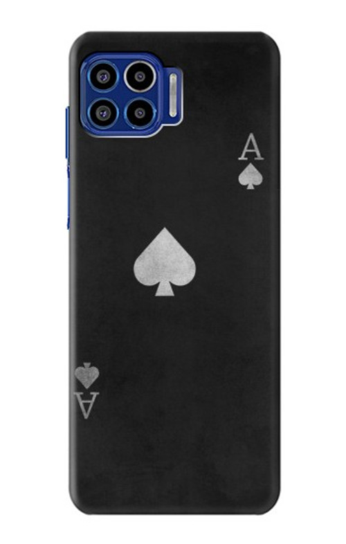 S3152 Black Ace of Spade Case Cover Custodia per Motorola One 5G