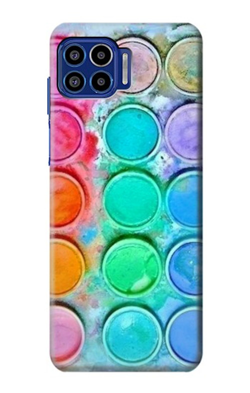 S3235 Watercolor Mixing Case Cover Custodia per Motorola One 5G