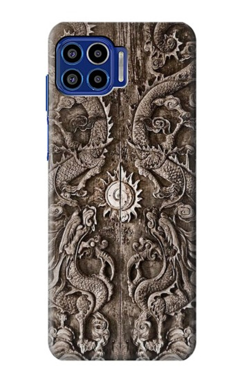 S3395 Dragon Door Case Cover Custodia per Motorola One 5G