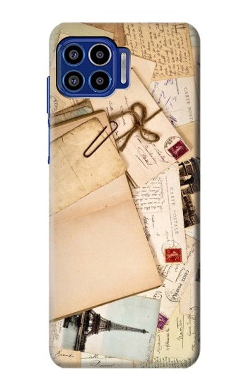 S3397 Postcards Memories Case Cover Custodia per Motorola One 5G