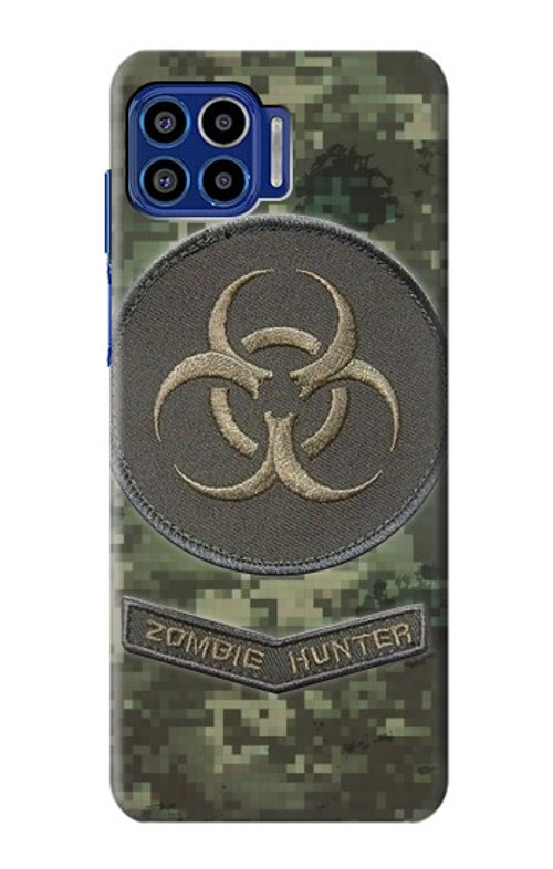 S3468 Biohazard Zombie Hunter Graphic Case Cover Custodia per Motorola One 5G
