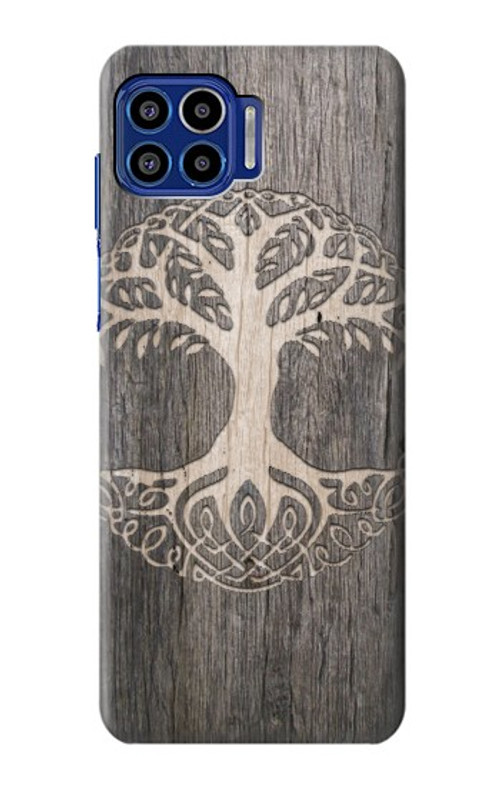 S3591 Viking Tree of Life Symbol Case Cover Custodia per Motorola One 5G