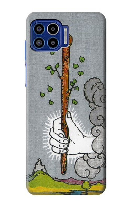 S3723 Tarot Card Age of Wands Case Cover Custodia per Motorola One 5G