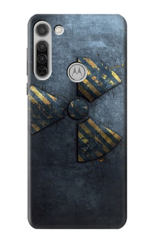 S3438 Danger Radioactive Case Cover Custodia per Motorola Moto G8