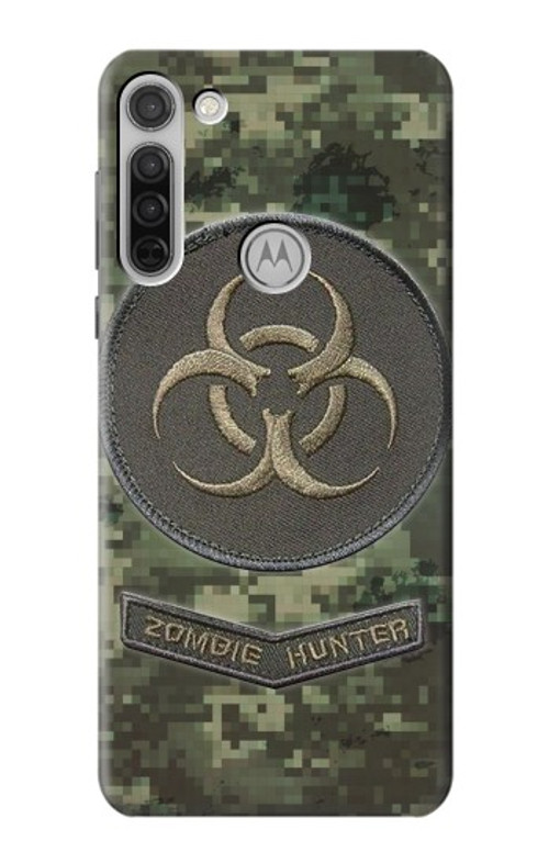 S3468 Biohazard Zombie Hunter Graphic Case Cover Custodia per Motorola Moto G8