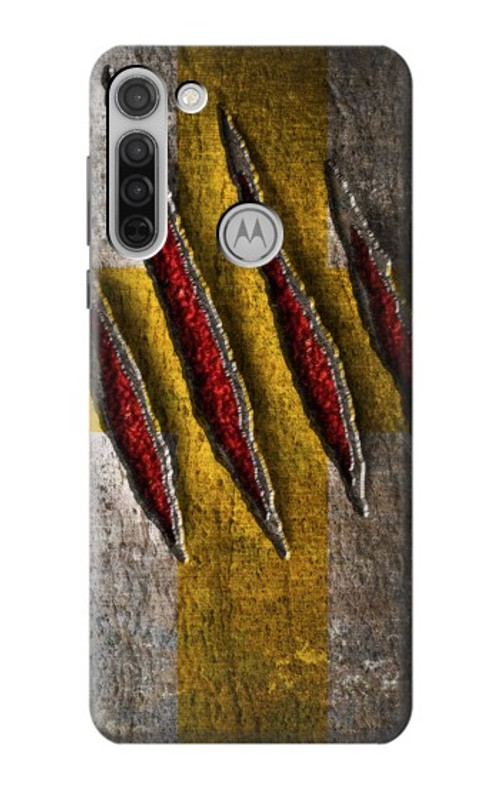 S3603 Wolverine Claw Slash Case Cover Custodia per Motorola Moto G8