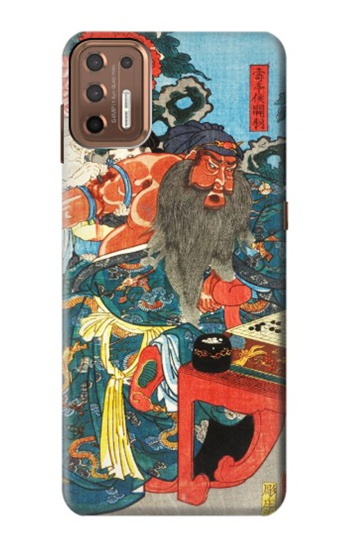 S1826 Utagawa Kuniyoshi Guan Yu Case Cover Custodia per Motorola Moto G9 Plus