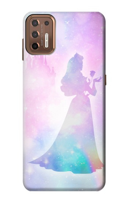 S2992 Princess Pastel Silhouette Case Cover Custodia per Motorola Moto G9 Plus