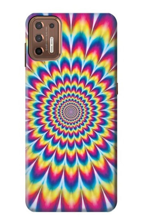 S3162 Colorful Psychedelic Case Cover Custodia per Motorola Moto G9 Plus