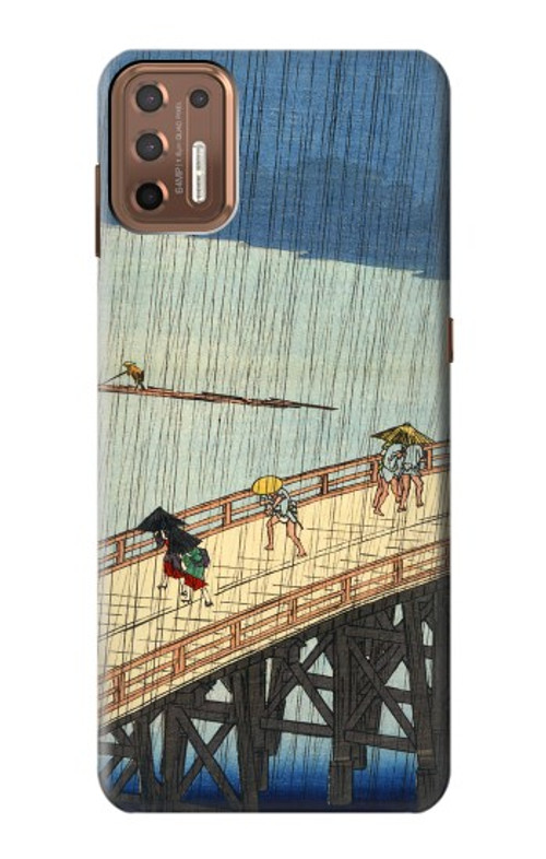S3347 Utagawa Hiroshige Sudden shower Case Cover Custodia per Motorola Moto G9 Plus