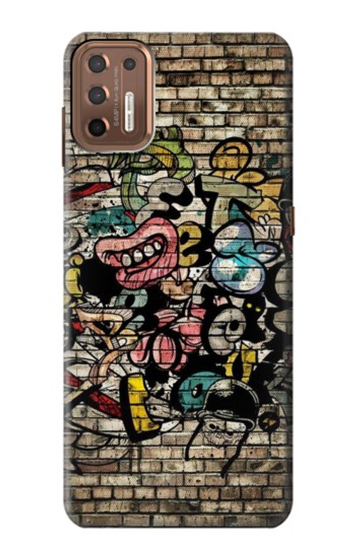 S3394 Graffiti Wall Case Cover Custodia per Motorola Moto G9 Plus