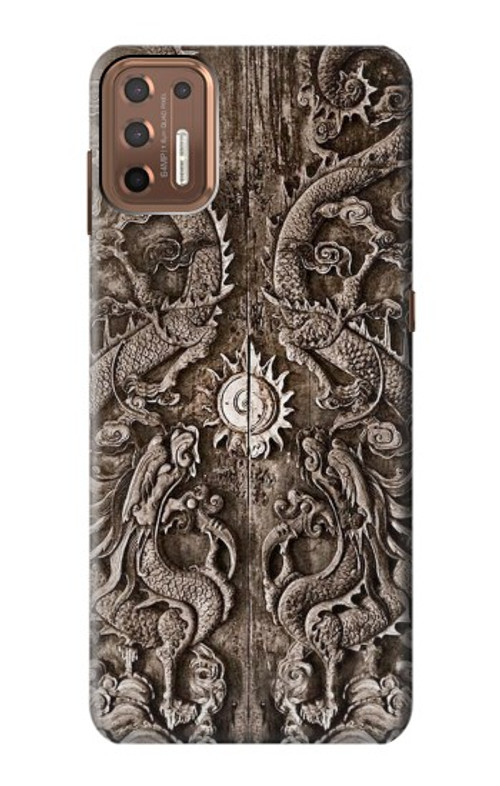 S3395 Dragon Door Case Cover Custodia per Motorola Moto G9 Plus