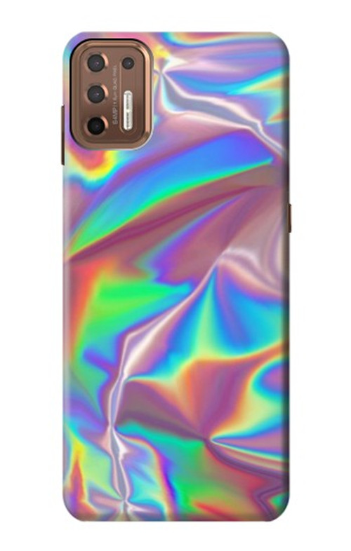 S3597 Holographic Photo Printed Case Cover Custodia per Motorola Moto G9 Plus