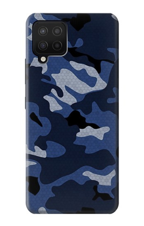 S2959 Navy Blue Camo Camouflage Case Cover Custodia per Samsung Galaxy A42 5G