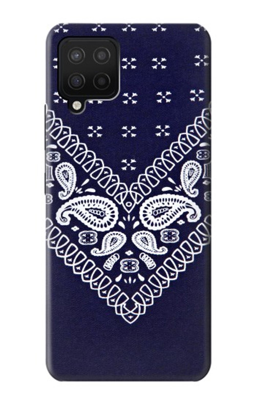 S3357 Navy Blue Bandana Pattern Case Cover Custodia per Samsung Galaxy A42 5G