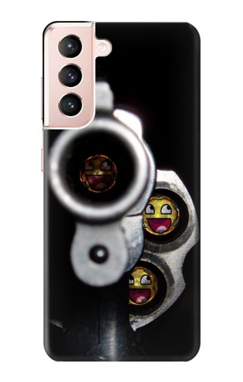 S1109 Smile Bullet Gun Case Cover Custodia per Samsung Galaxy S21 5G S1109 Smile Bullet Gun Case Cover Custodia per Samsung Galaxy S21 5G