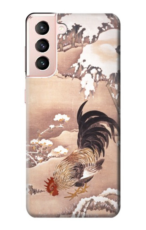 S1332 Ito Jakuchu Rooster Case Cover Custodia per Samsung Galaxy S21 5G