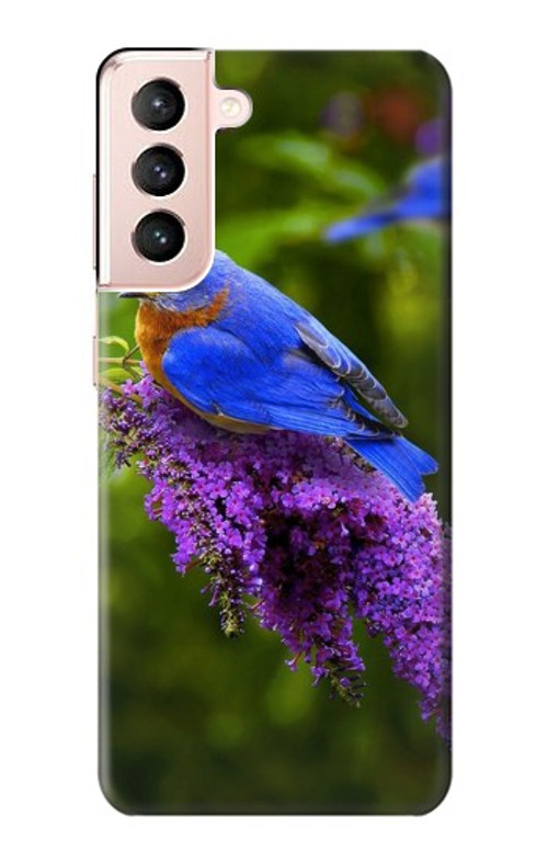 S1565 Bluebird of Happiness Blue Bird Case Cover Custodia per Samsung Galaxy S21 5G