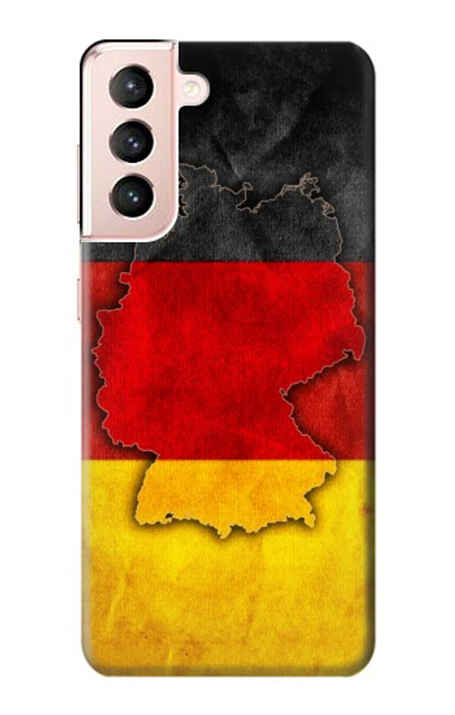 S2935 Germany Flag Map Case Cover Custodia per Samsung Galaxy S21 5G