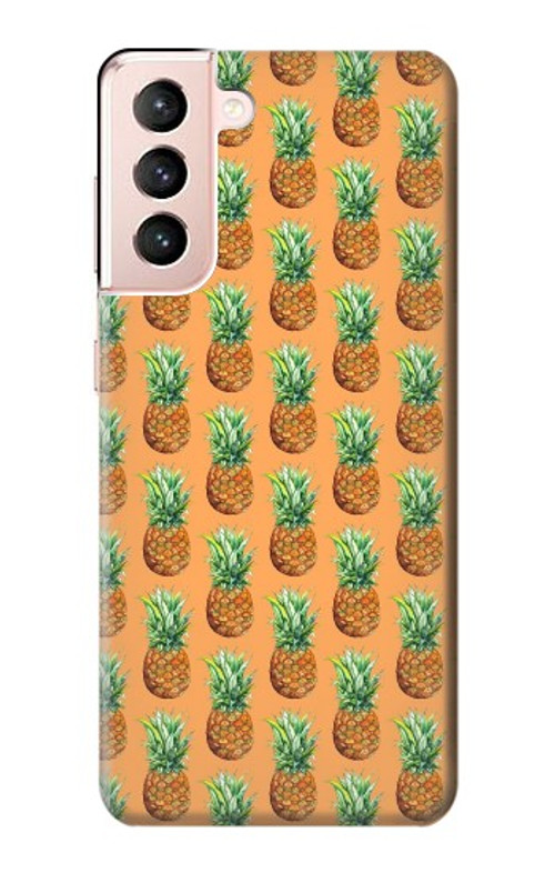 S3258 Pineapple Pattern Case Cover Custodia per Samsung Galaxy S21 5G