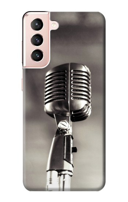 S3495 Vintage Microphone Case Cover Custodia per Samsung Galaxy S21 5G
