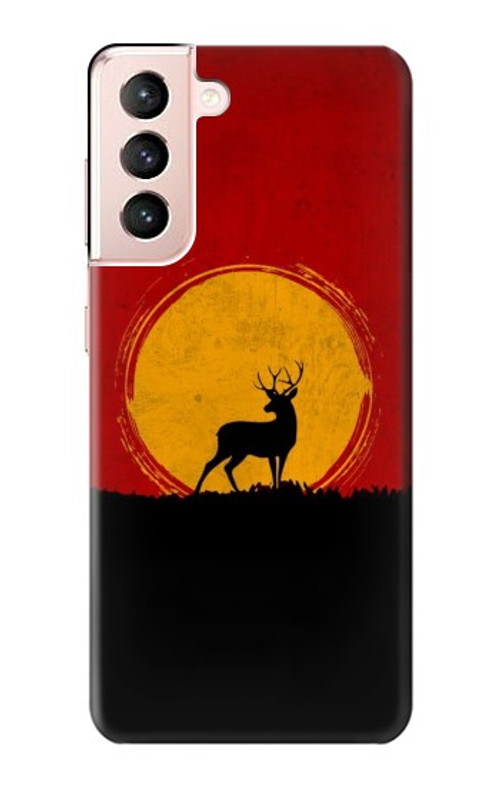 S3513 Deer Sunset Case Cover Custodia per Samsung Galaxy S21 5G