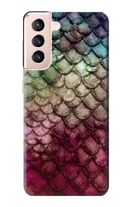 S3539 Mermaid Fish Scale Case Cover Custodia per Samsung Galaxy S21 5G