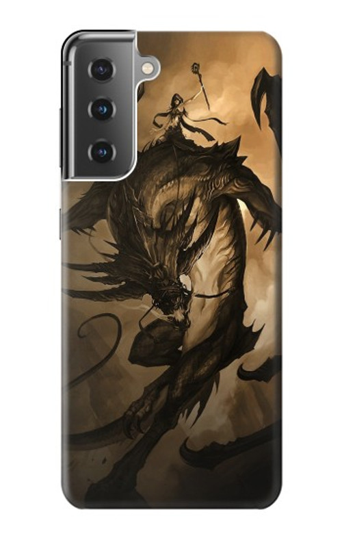 S0388 Dragon Rider Case Cover Custodia per Samsung Galaxy S21 Plus 5G, Galaxy S21+ 5G