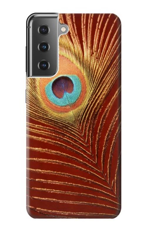 S0512 Peacock Case Cover Custodia per Samsung Galaxy S21 Plus 5G, Galaxy S21+ 5G