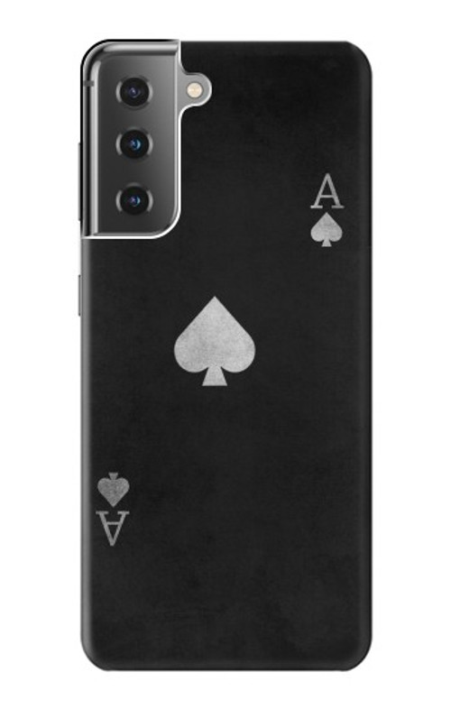 S3152 Black Ace of Spade Case Cover Custodia per Samsung Galaxy S21 Plus 5G, Galaxy S21+ 5G