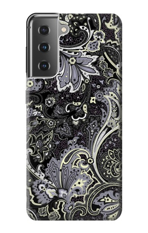 S3251 Batik Flower Pattern Case Cover Custodia per Samsung Galaxy S21 Plus 5G, Galaxy S21+ 5G