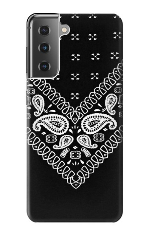 S3363 Bandana Black Pattern Case Cover Custodia per Samsung Galaxy S21 Plus 5G, Galaxy S21+ 5G