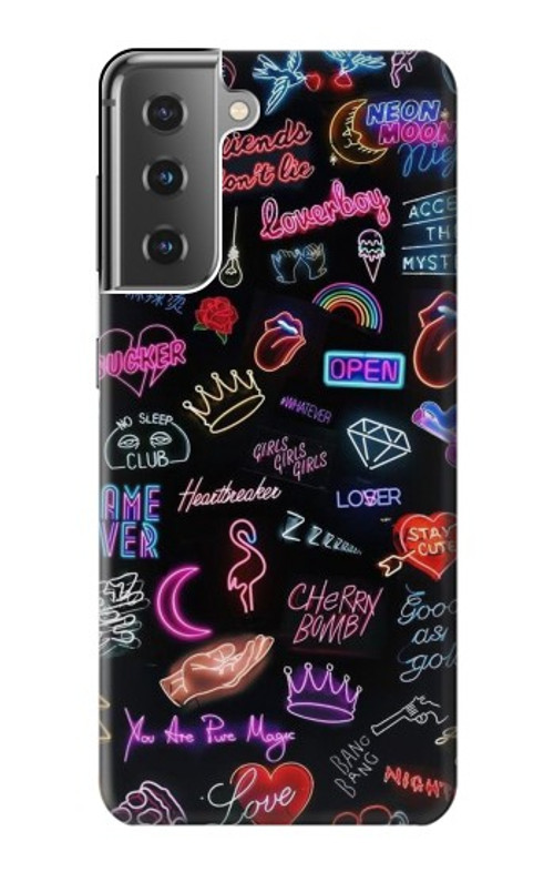 S3433 Vintage Neon Graphic Case Cover Custodia per Samsung Galaxy S21 Plus 5G, Galaxy S21+ 5G