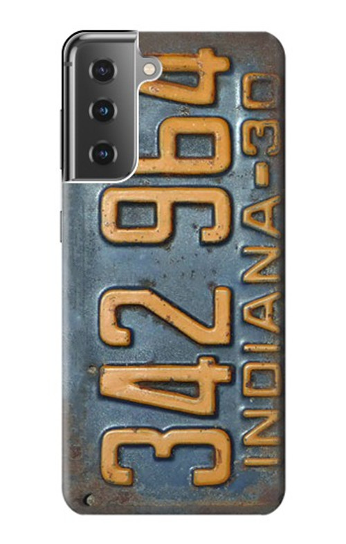 S3750 Vintage Vehicle Registration Plate Case Cover Custodia per Samsung Galaxy S21 Plus 5G, Galaxy S21+ 5G