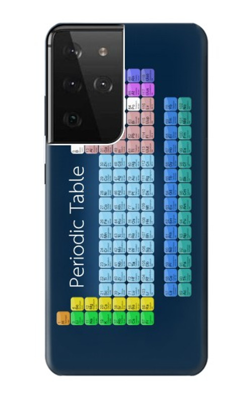 S1847 Periodic Table Case Cover Custodia per Samsung Galaxy S21 Ultra 5G