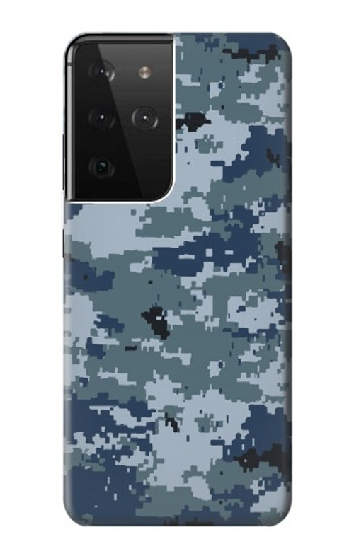 S2346 Navy Camo Camouflage Graphic Case Cover Custodia per Samsung Galaxy S21 Ultra 5G