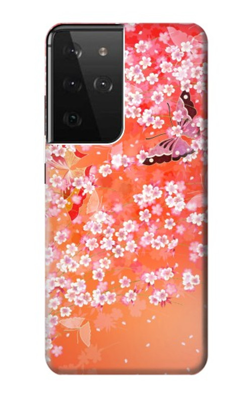 S2543 Japanese Kimono Style Flower Pattern Case Cover Custodia per Samsung Galaxy S21 Ultra 5G S2543 Japanese Kimono Style Flower Pattern Case Cover Custodia per Samsung Galaxy S21 Ultra 5G